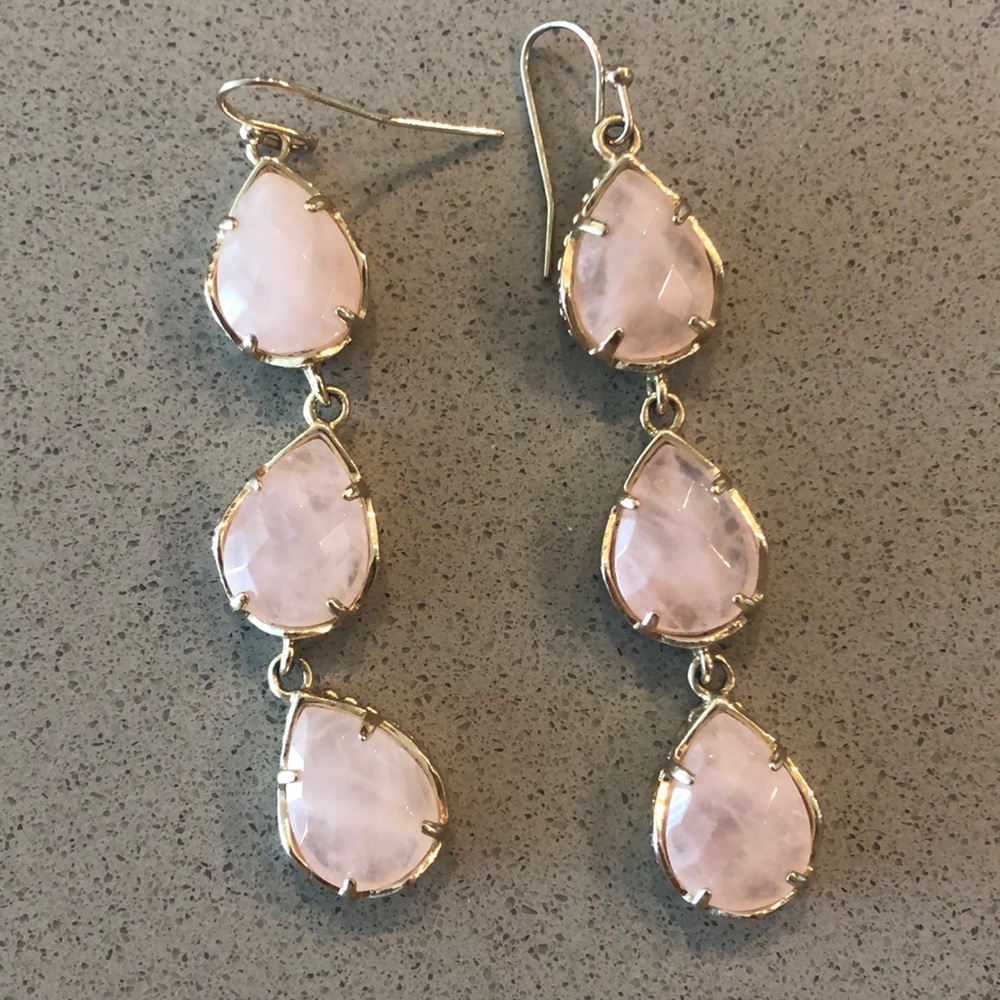 Blush custom Kendra Scott earrings